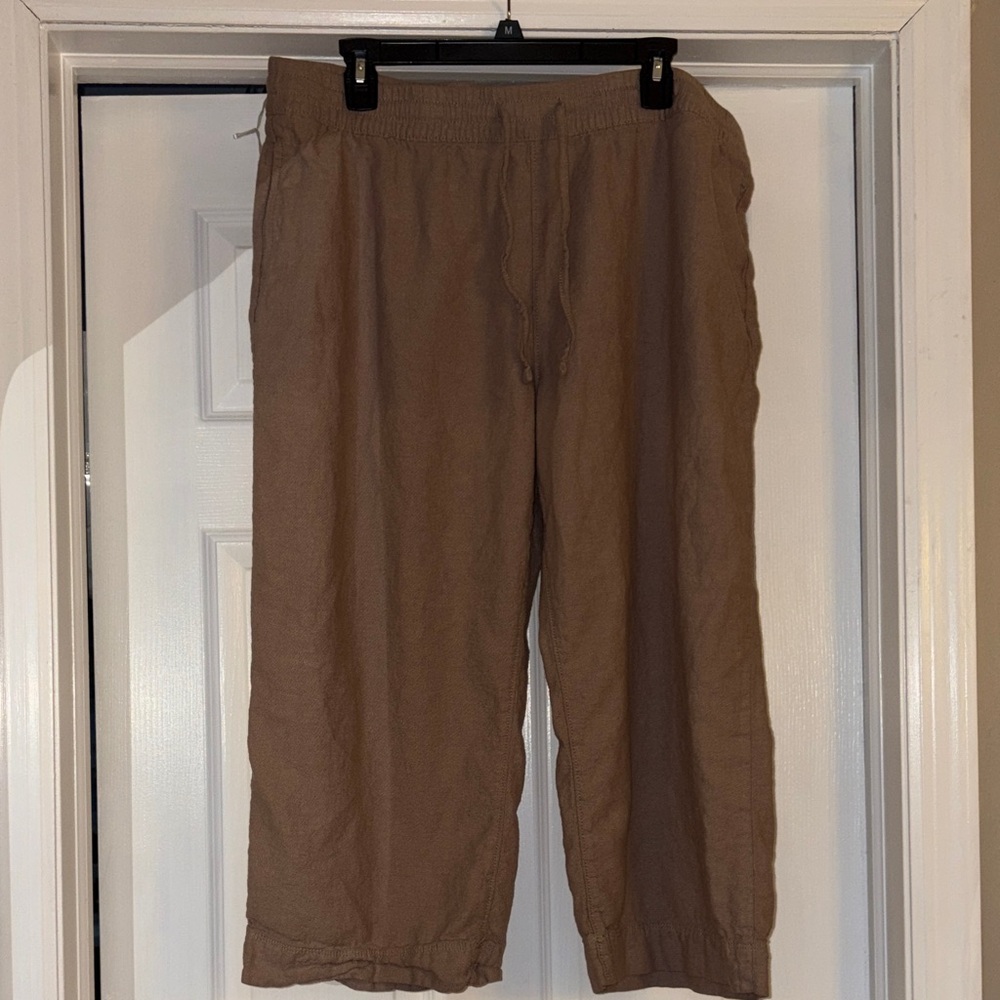 Sonoma Women's Brown linen pant